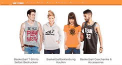 Desktop Screenshot of basketballshirtdesigner.com